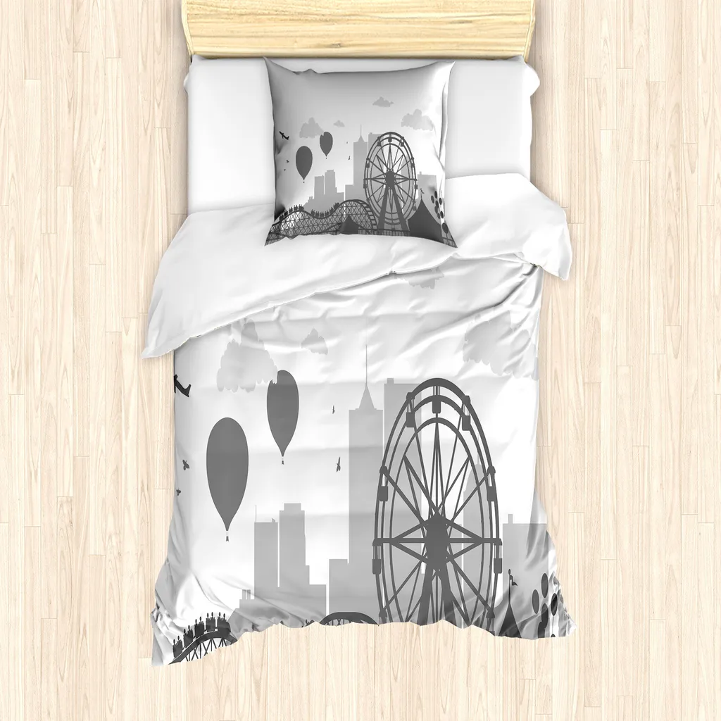 Copripiumino City Silhouette ABAKUHAUS 135x200 - Arredo Camera Letto