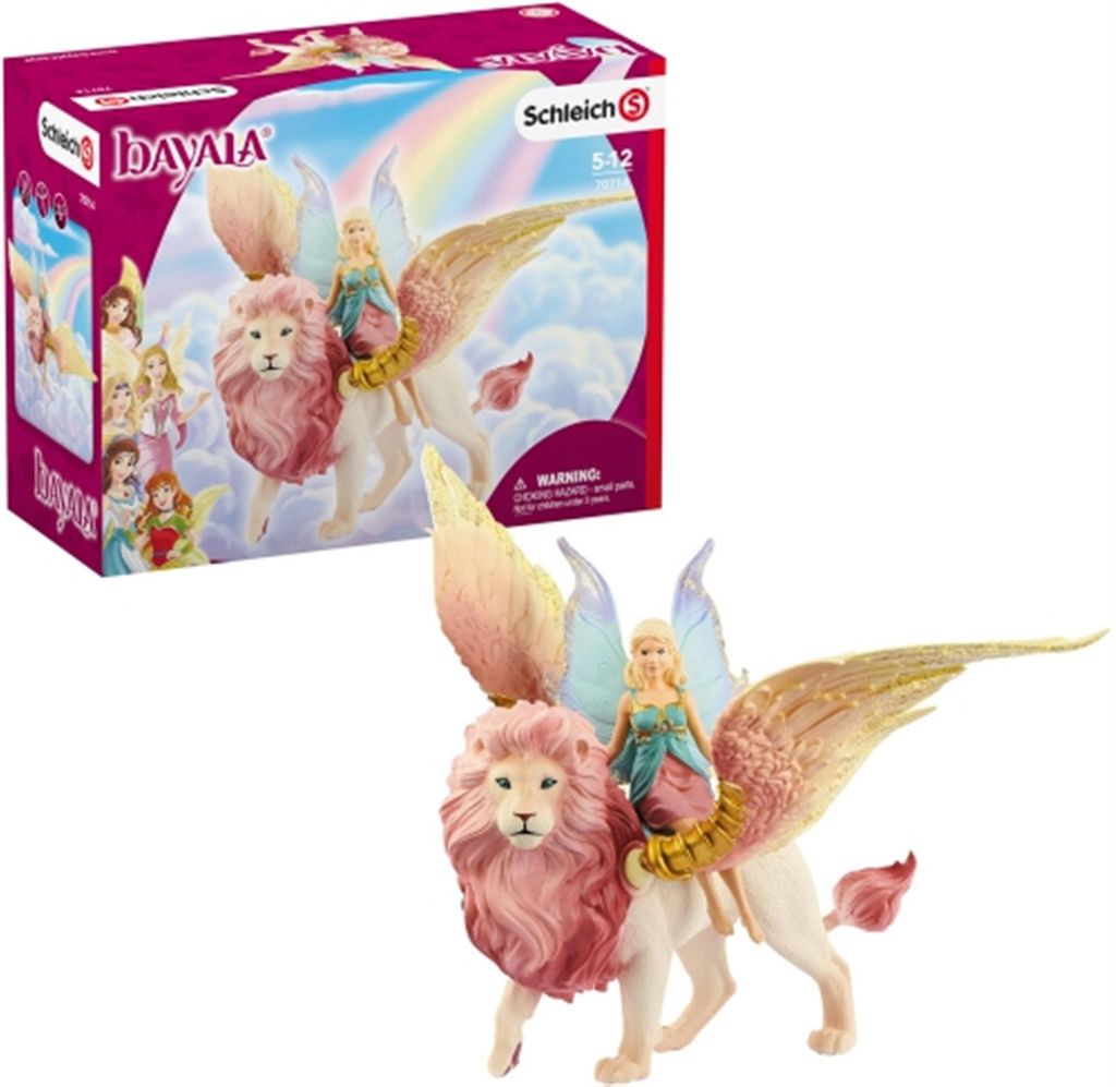 Schleich Bayala Elfe auf geflügeltem Löwe 70714 Produktbild 5