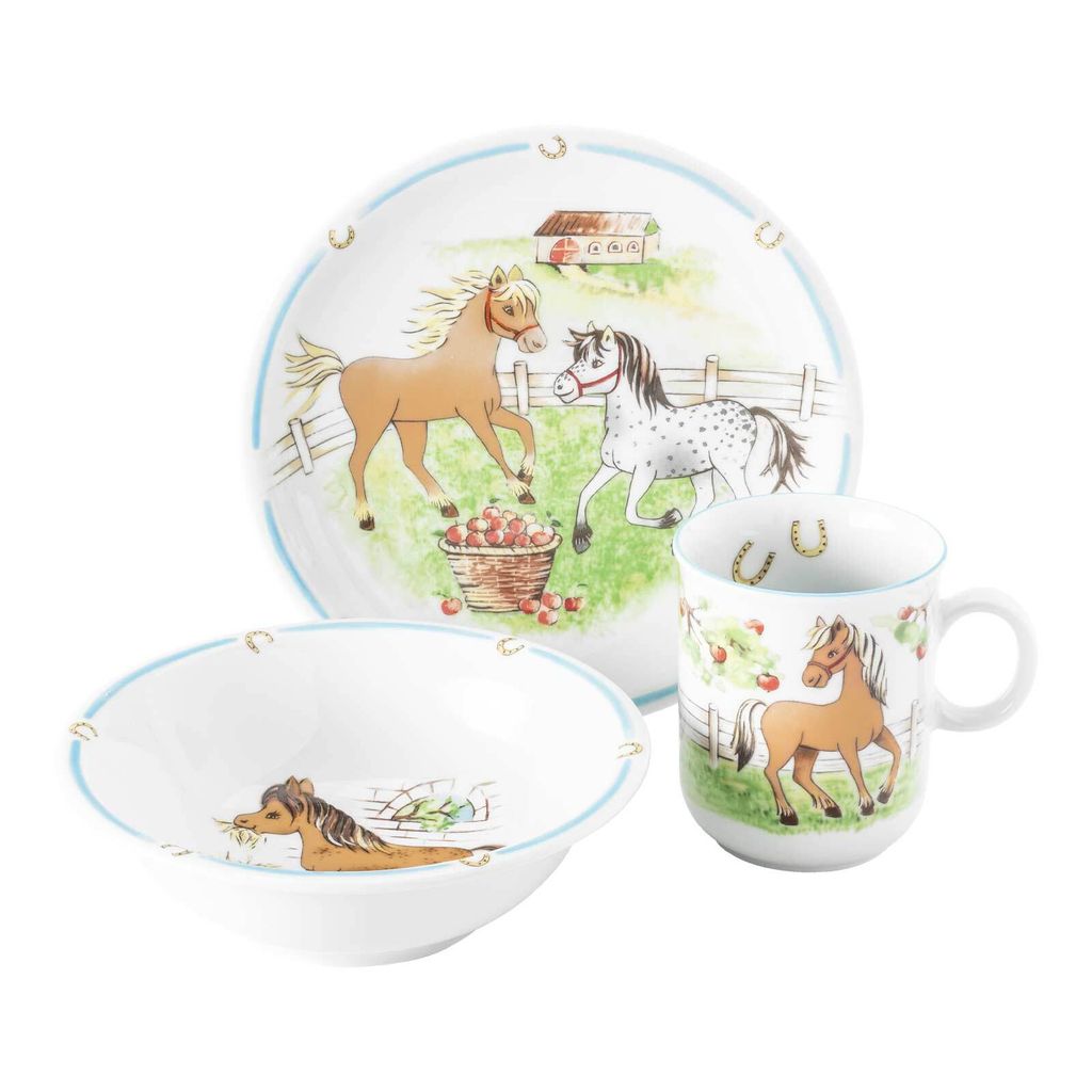 Seltmann Weiden Compact Kindergeschirr Set Mein Pony 3tlg. Produktbild 