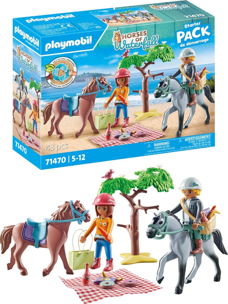 PLAYMOBIL Horses of Waterfall 71470 Excursion à cheval à la Image du produit 