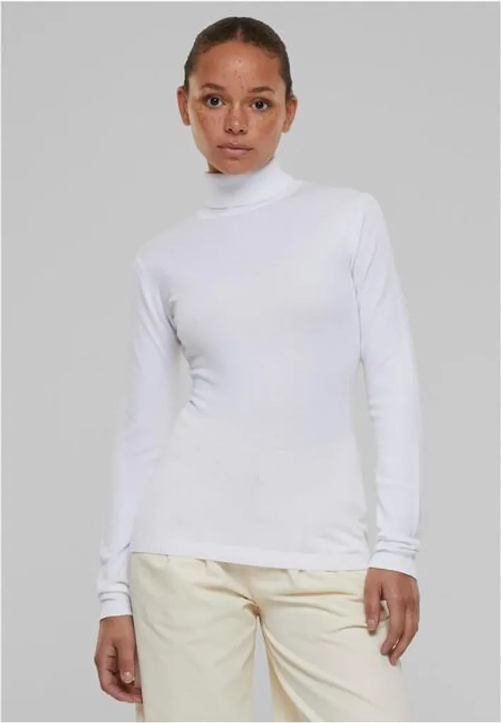 Urban Classics Maglione Dolcevita Donna Bianco XL | Maglia Morbida