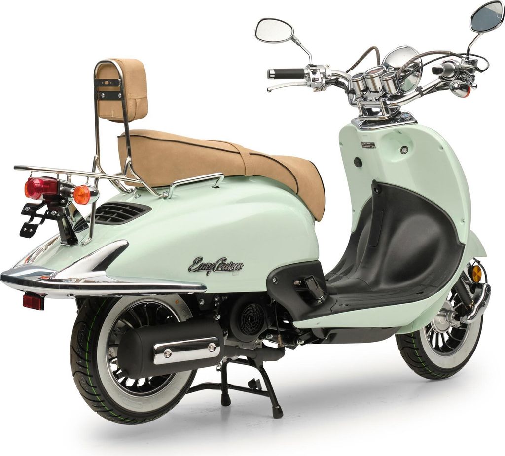 Motorroller Retro EasyCruiser Eco Mint 50ccm 45 kmh Moped Produktbild 7