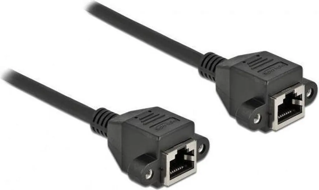 Évitez les Pertes de Signal : Rallonge RJ45 Cat.6A 5m S/FTP Noire Pro