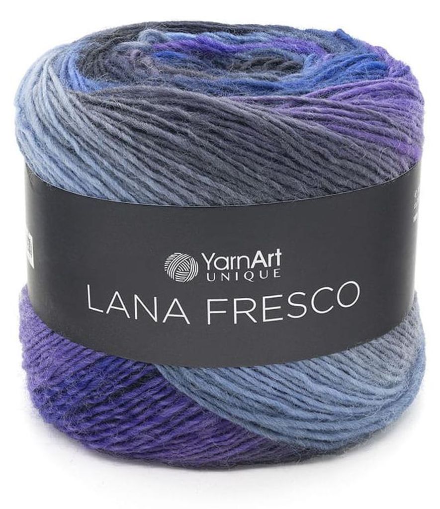 YarnArt Lana Fresco 8101, 100 % vlna, 100 g/380 m, barevný Obrázek produktu 