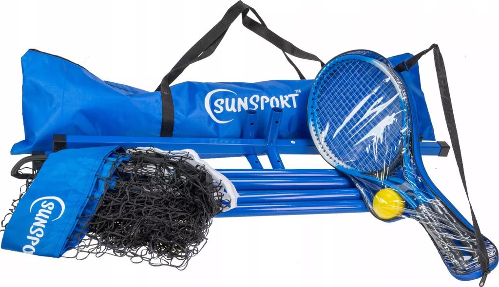 Bex Sport Sunsport Outdoor Mini Tennis set, Tennis, Draußen, 2 Stück(e), Tennisball, 99 Jahr(e), Blau