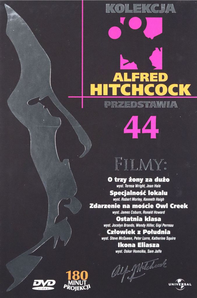 Alfred Hitchcock Przedstawia 44: O trzy żony za dużo / Specjalośc lokalu / Zdarzenie na moście Owl Creek / Ostatnia klasa / Człowiek z Połudn...