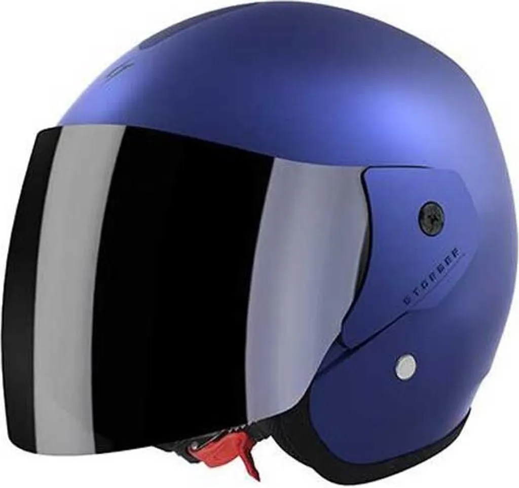 Casque Jet Stormer Sun 2.0 Blue L - Protection Moto et Scooter Urbain