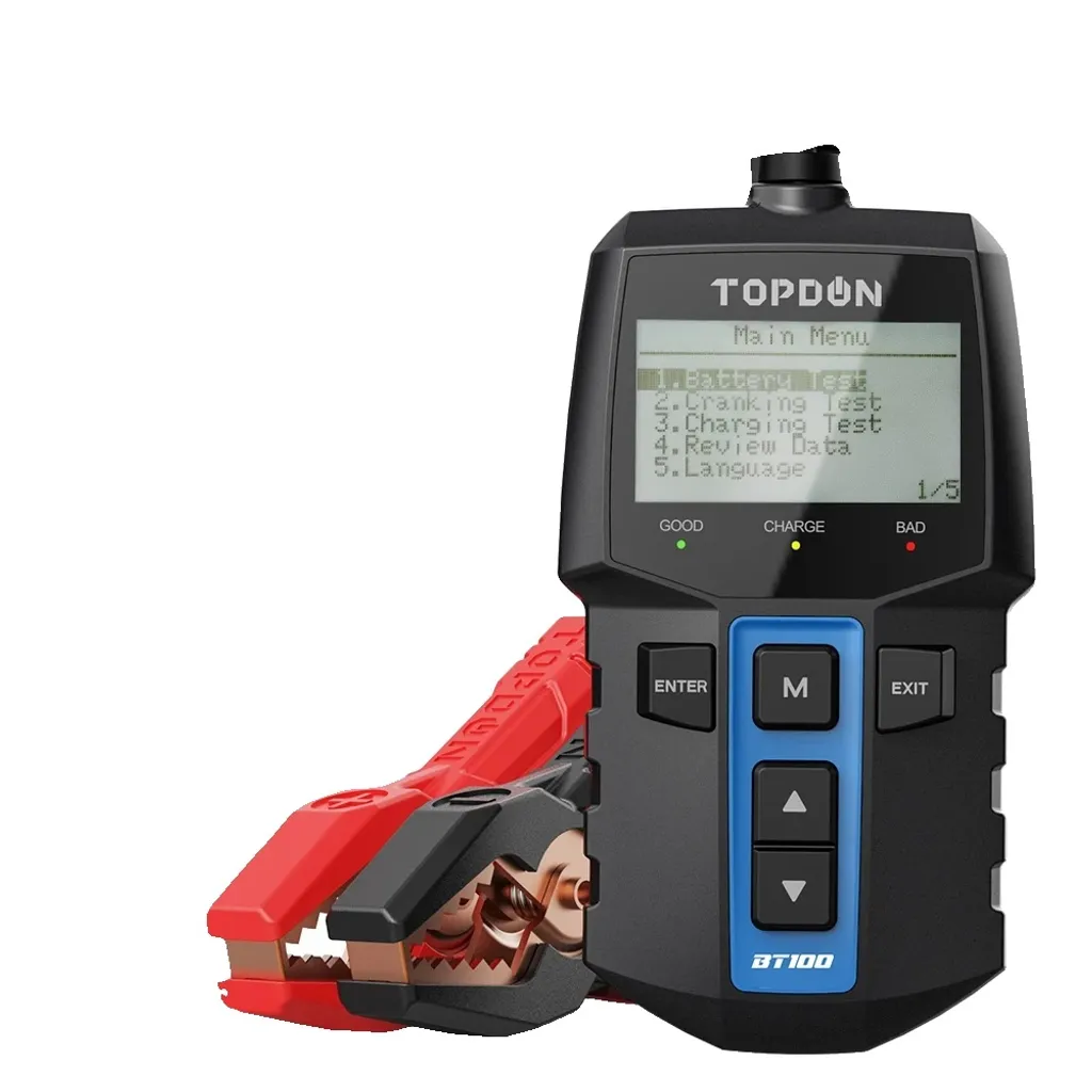 Tester Batteria Auto 12V BT100 Professionale - Diagnosi Accurata CCA