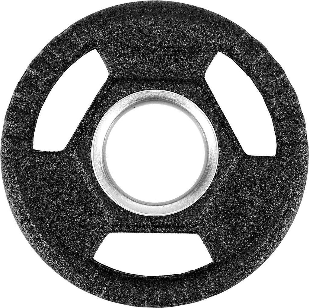 Olympische Hantelscheibe, 1,25 kg, Schwarz