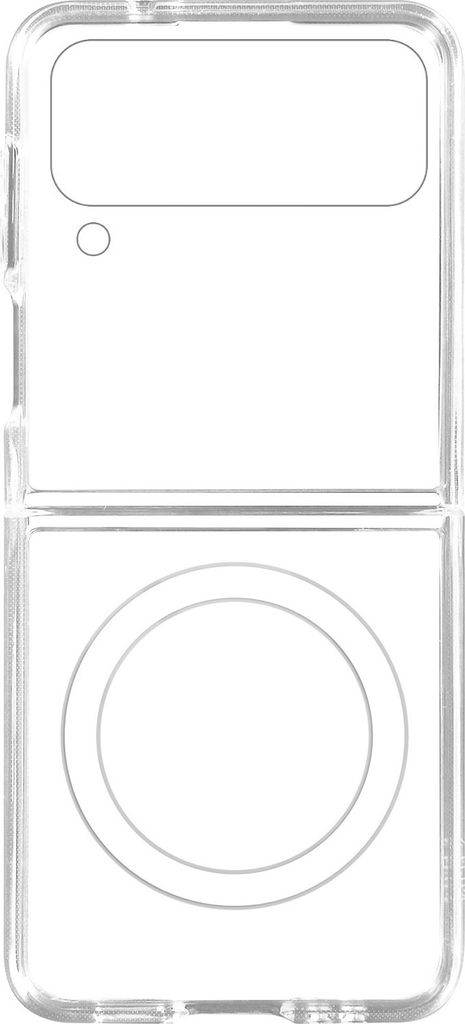 MagSafe Schutzhülle für Samsung Galaxy Z Flip4 Crystal Mag Serie Transparent
