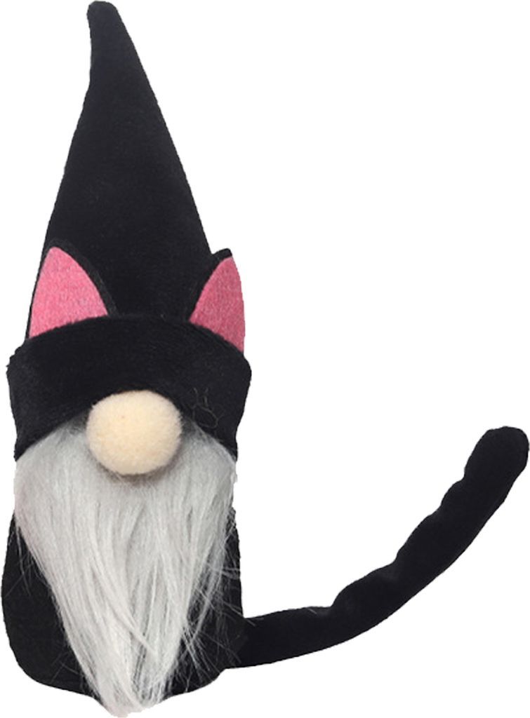 Halloween-Gnom-Puppe, gruselige Fledermaus, Kürbisspinne, schwarze Katze, Hexenhut, Vollbart, Desktop-Gnom ohne Gesicht, gefülltes Ornament, Part...