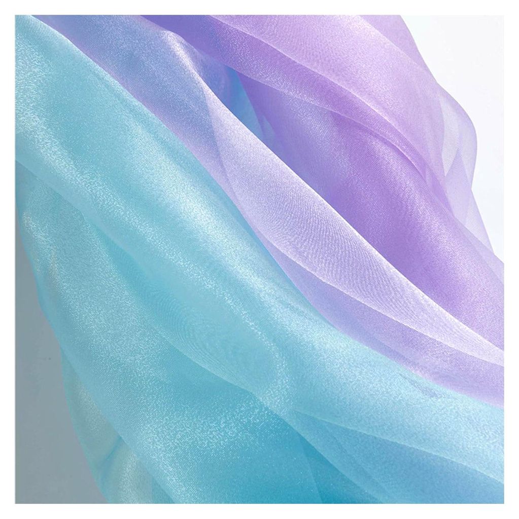 Organza-Stoffe zum Nähen, leichter Glanzstoff, Satin, Hochzeits- und Dekostoff, Kostümstoff, für Vorhänge, Tischdekorationen, Hochzeitsdekorati...