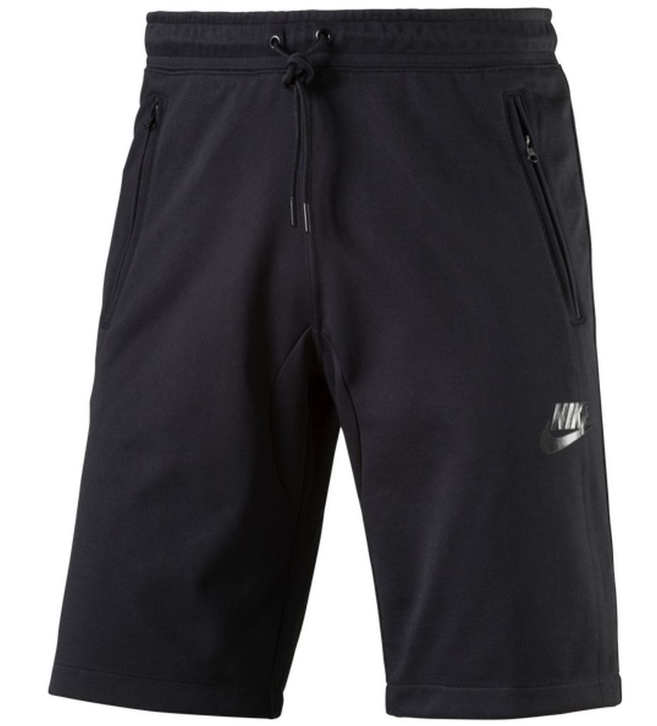 Nike Herren Sport Fitness Trainingsshort AV15 Fleece Short schwarz, Größe:M