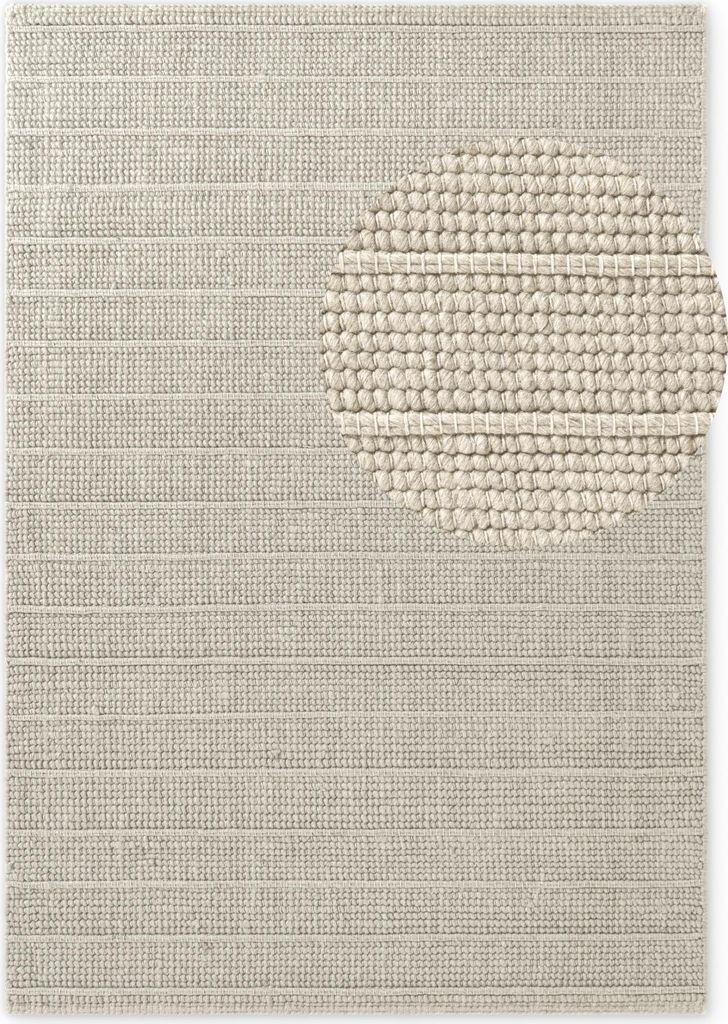 Ted Baker Camden Wollteppich Parker Natur Weiß