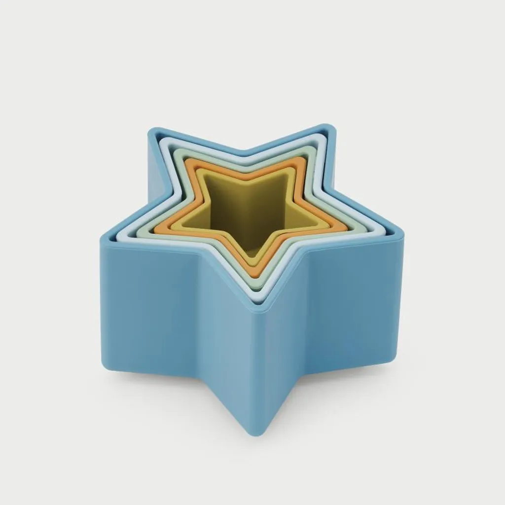 Gobelet à empiler bébé Silicone Jouet éducatif pour motricité fine