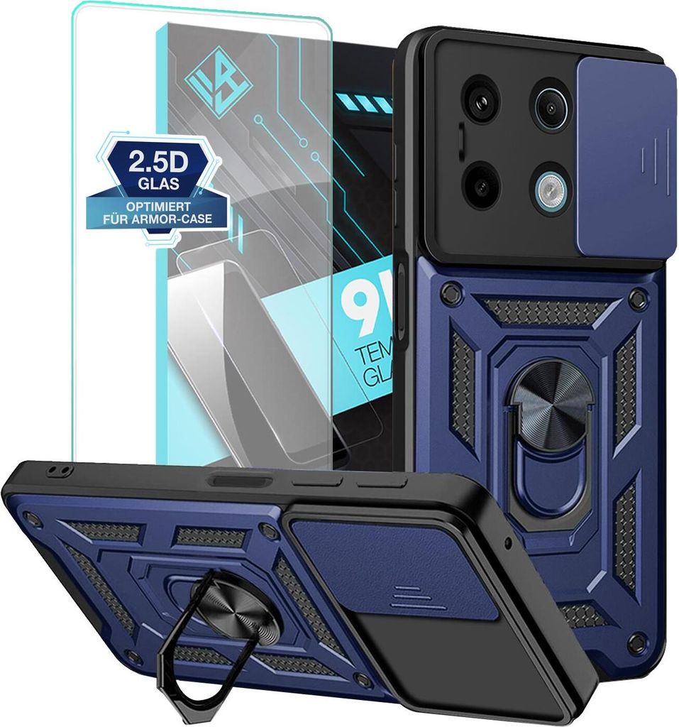 Armor Handyhülle für Xiaomi Redmi Note 13 Pro 5G mit 9H Produktbild 
