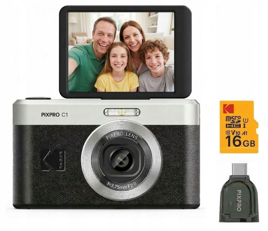 Kodak PIXPRO C1, 13 MP, 4160 x 3120 px, 1/3", CMOS, Full Zdjęcie produktu 