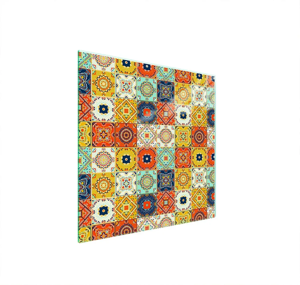 Copri Piano Cottura 50x52 Mosaico | Vetro Temperato Antigraffio