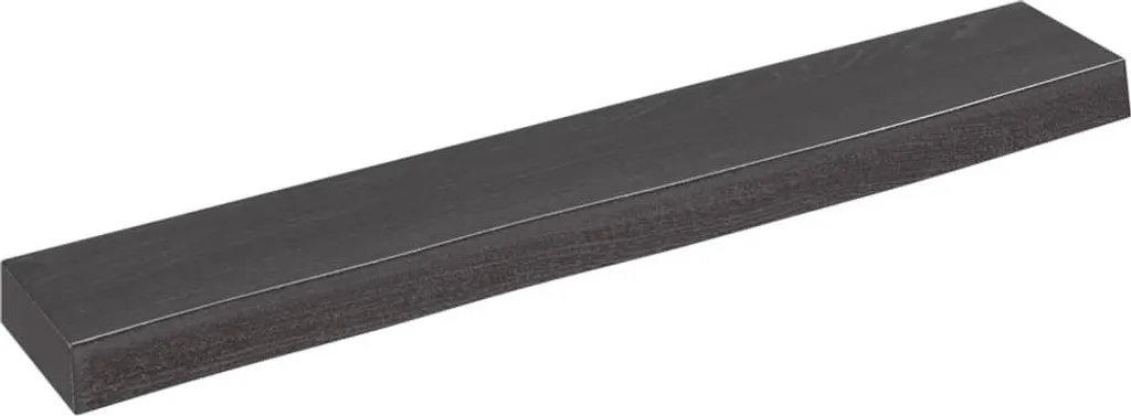 Mensola Design Rovere Scuro 60cm - The Living Store Legno Massello