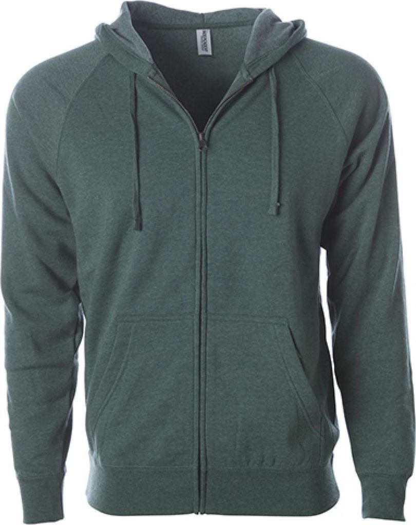 Independent PRM33SBZ | Herren Midweight Special Blend Raglan Zip Hood - Farbe: Moss - Größe: L