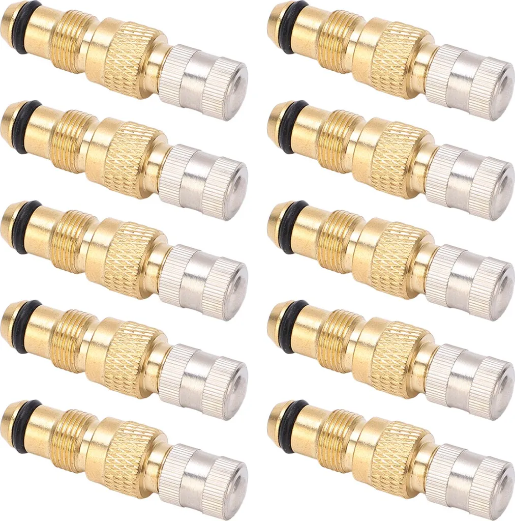 10 Pz Valvole Ottone Pneumatici Agricoli TR218A CH3 | Standard Alta Pressione