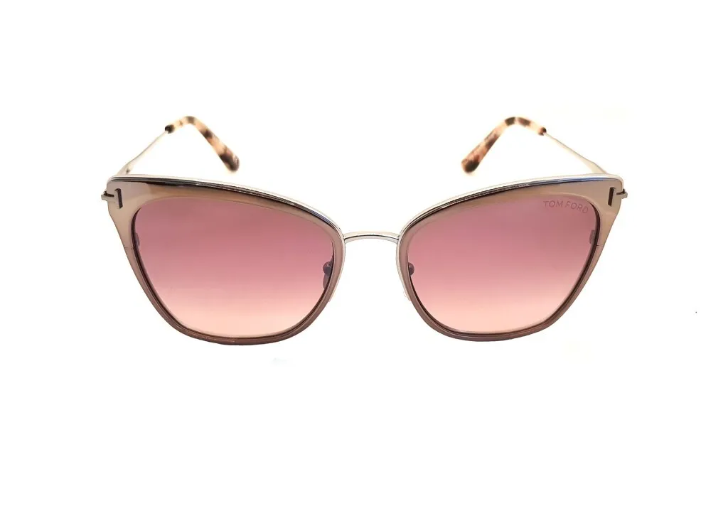 Monture solaire femme en titane Tom Ford Faryn FT0843 protection chic