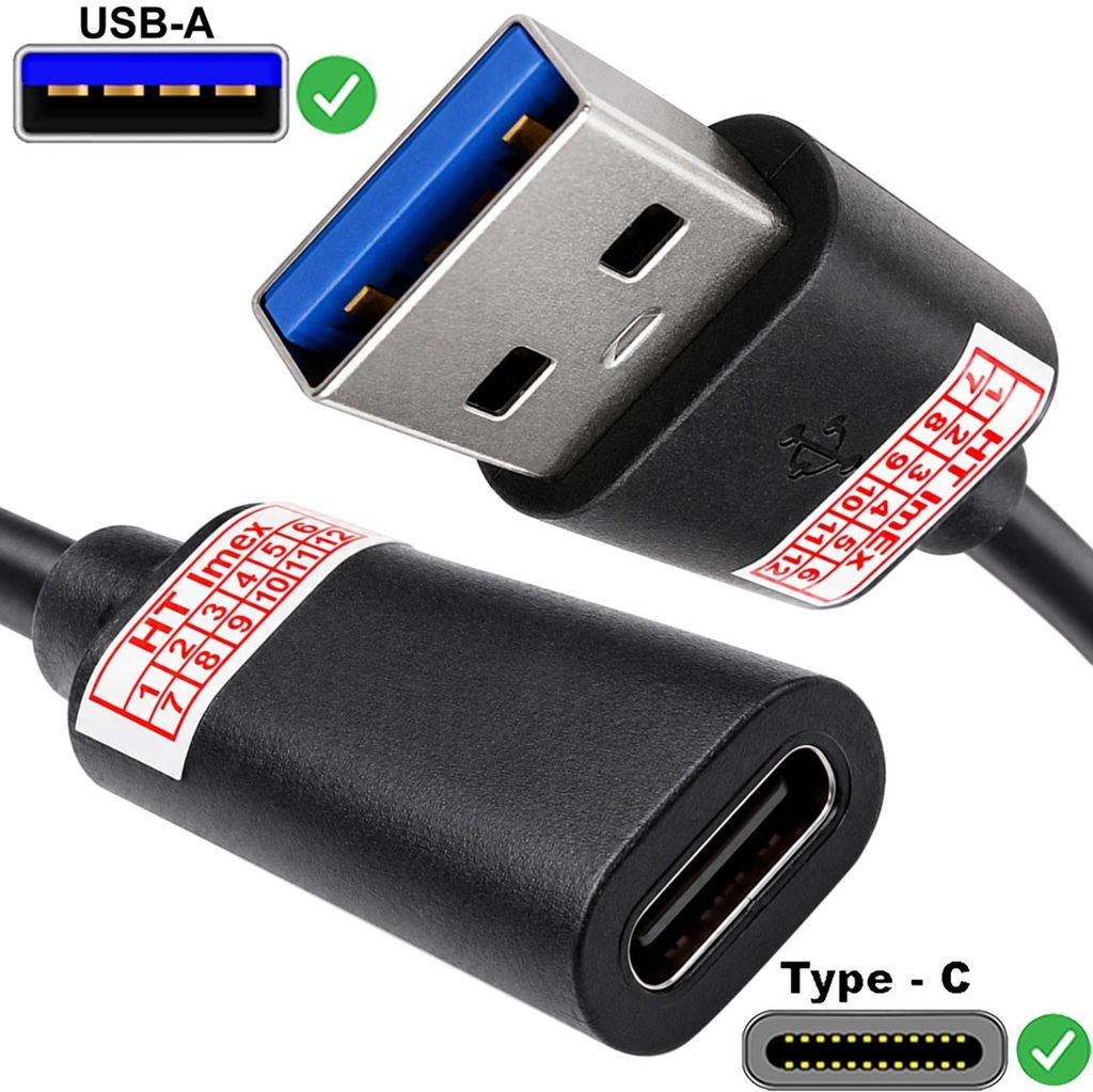 USB-A auf USB-C Buchse Adapter Konverter OTG kabel für Razer, Asus, MSI Gaming Laptop Notebook PC