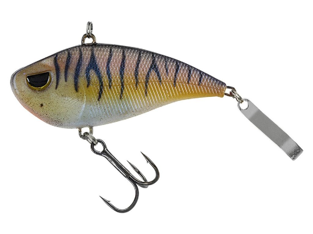 MOLIX Soft Lipless Vib 55, Shad & Swim Bait , 5,5cm, Brown Cream Purple Tiger, SLV55-146