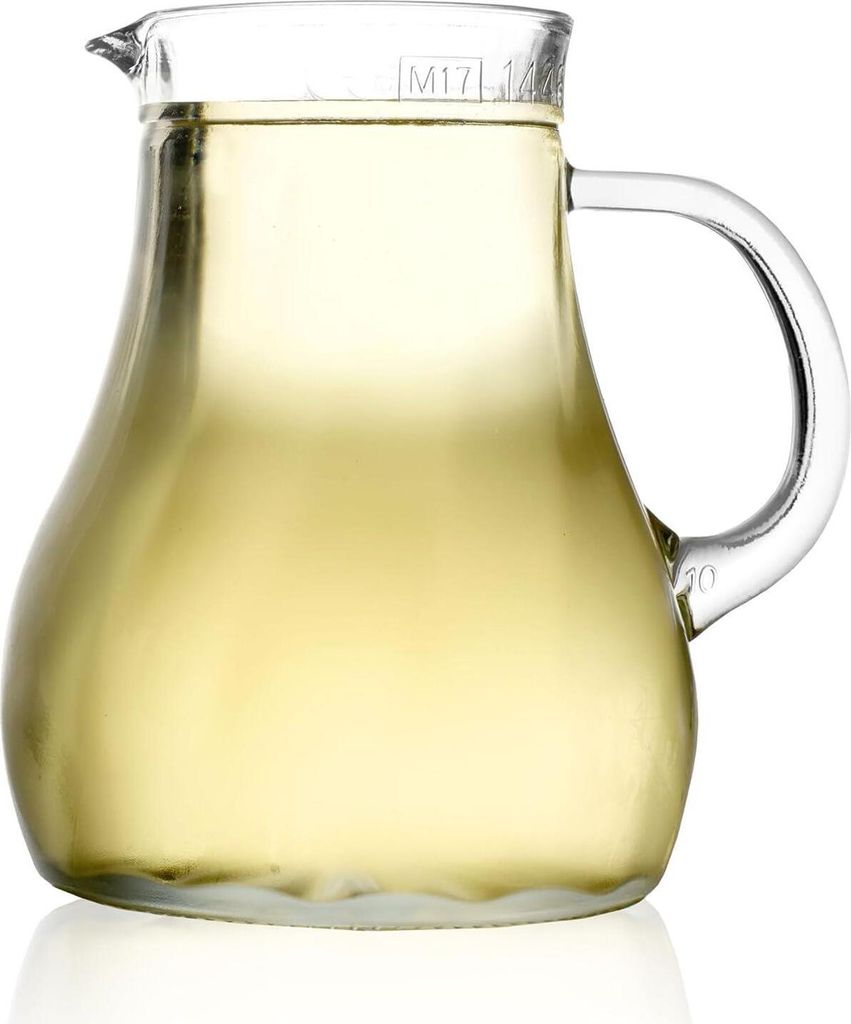 Stölzle Oberglas Wasserkrug Salzburg I 1 Stück I Stabiler Glaskrug 0,5 Liter I Hochwertiger Krug und Karaffe geeignet als Wasserkaraffe, Karaffe ...