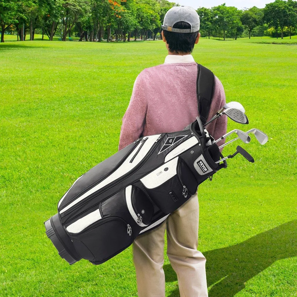 Sac de golf 14 diviseurs avec poches multiples et rangement complet - 8