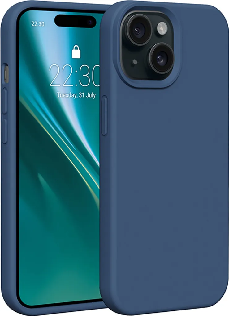 Custodia iPhone 15 Etteri Silicone - Lavabile e Sicura per Tutti