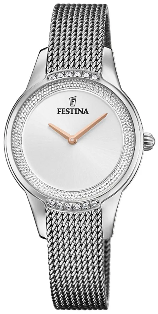 Orologio Donna Festina Mademoiselle F20494-1 Argento con Cristalli