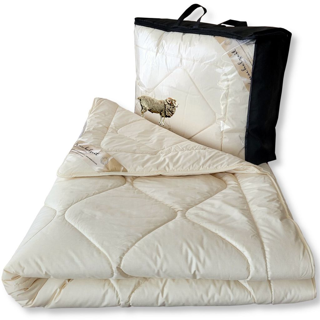 Merino Schafschurwolle  Winterdecke Kuschelzeit  in 155x220 Produktbild 