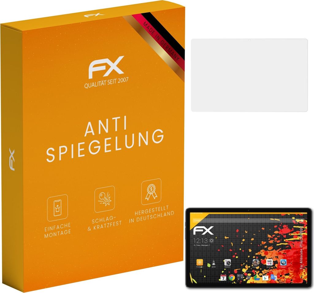 atFoliX FX-Antireflex 2x Schutzfolie kompatibel mit Alldocube iPlay 50 (2022) Displayfolie