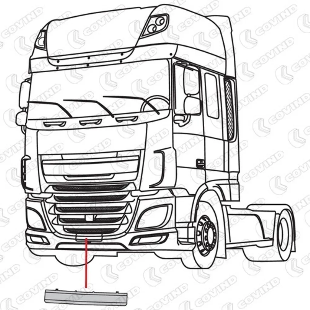 Cache-pare-chocs robuste IAM-Expertise compatible DAF - Qualité Premium