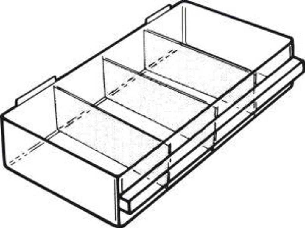 Raaco Ersatzschublade Typ150-3 B279xT155xH64 mm, Produktbild 