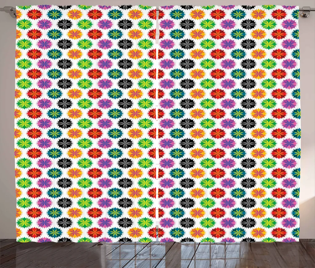 Tenda ABAKUHAUS Vibrant Summary Flora: Eleganza Rustica 280x175 cm