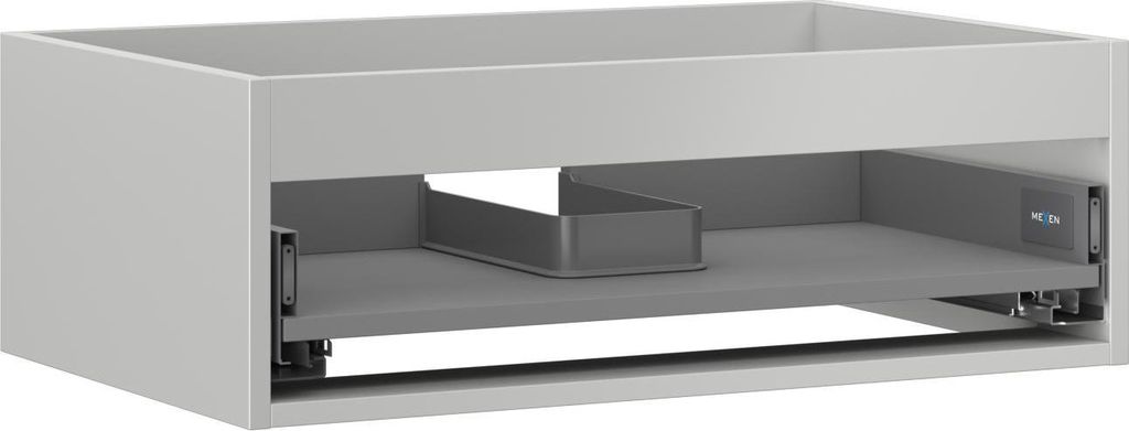 Mexen Box-A Korpus für Waschbeckenunterschrank 70 cm, 1 Schublade, Grau matt - 91AX0-0700-235-1-62