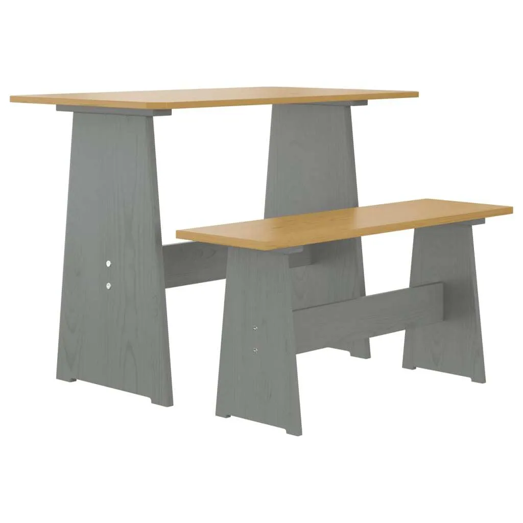 Set Pranzo REINE Salvaspazio | Tavolo e Panca Pino Massello Design