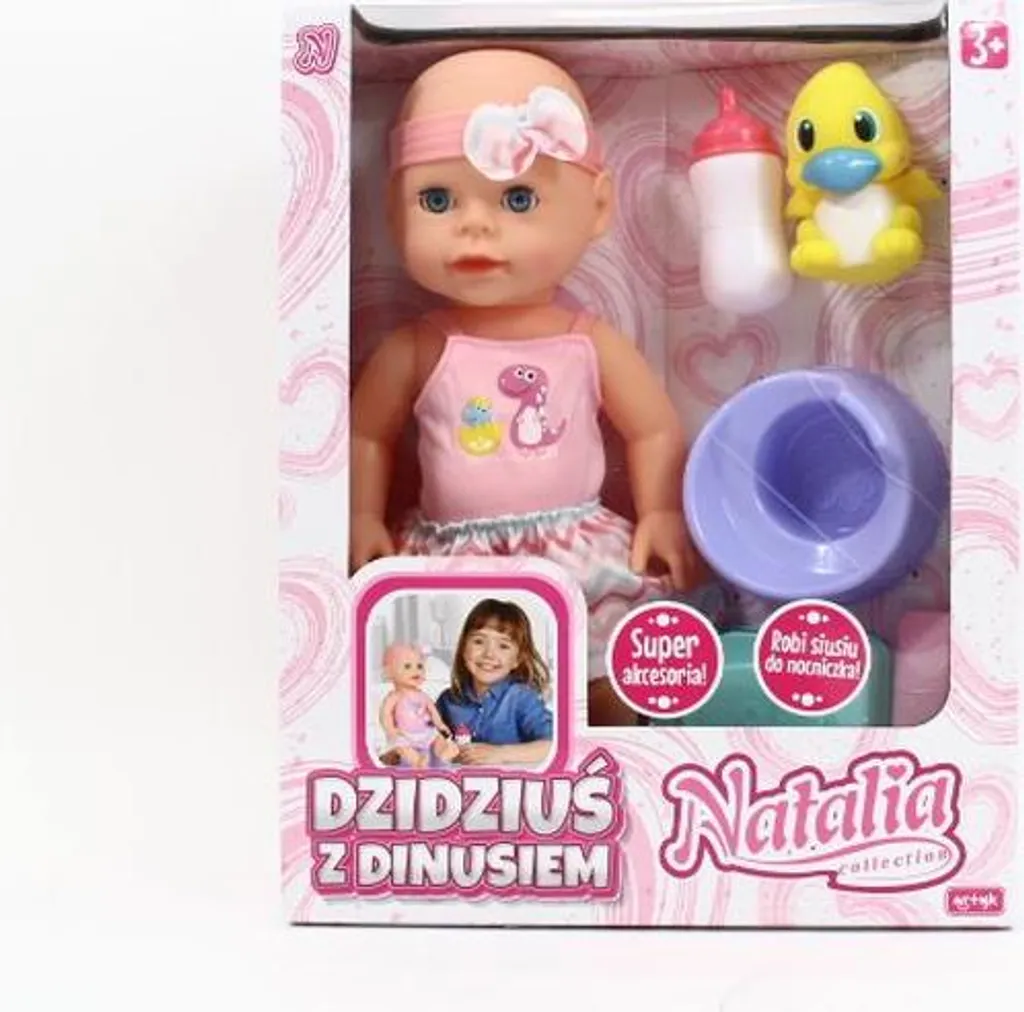 Poupon Natalia bébé déguisé en dinosaure 33cm - Jouet premier âge 122521