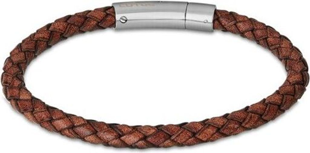 Lotus Style Herren Lederarmband braun geflochten LS2141-2/3