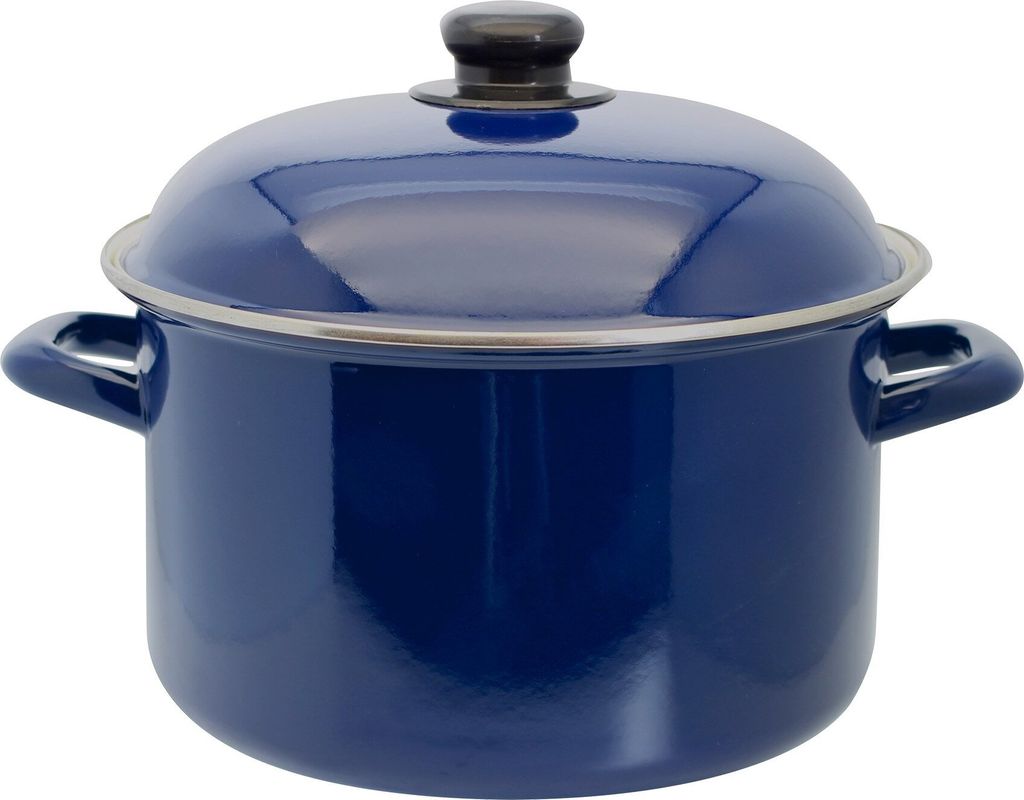 Hochwertiger ELO Kochtopf Royalblau Ø 24 cm  Perfekt für Produktbild 