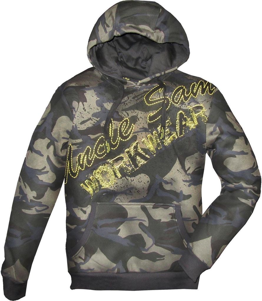 Uncle Sam Hoody oliv camouflage Gr. S