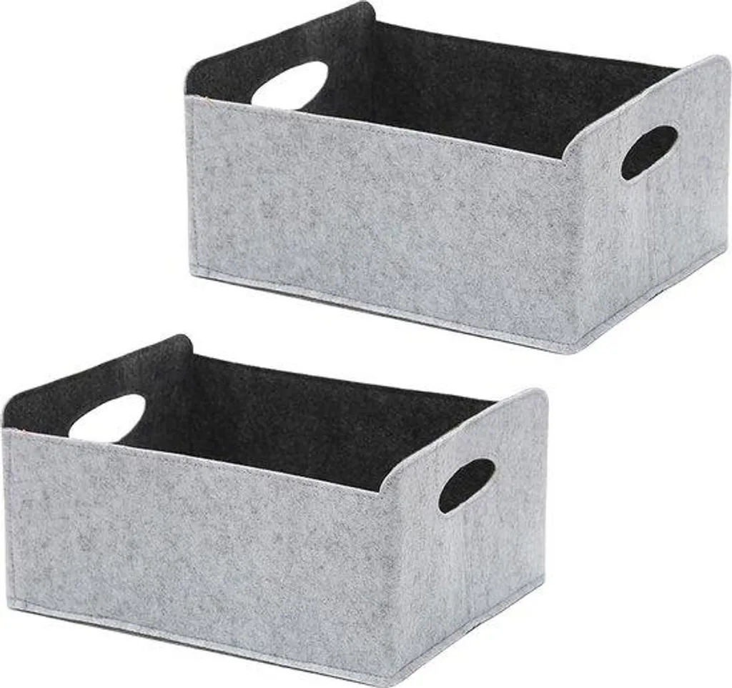 Pochettes Textiles pour Rangement Sous le Lit et Armoire - Lot de 2 Pièces