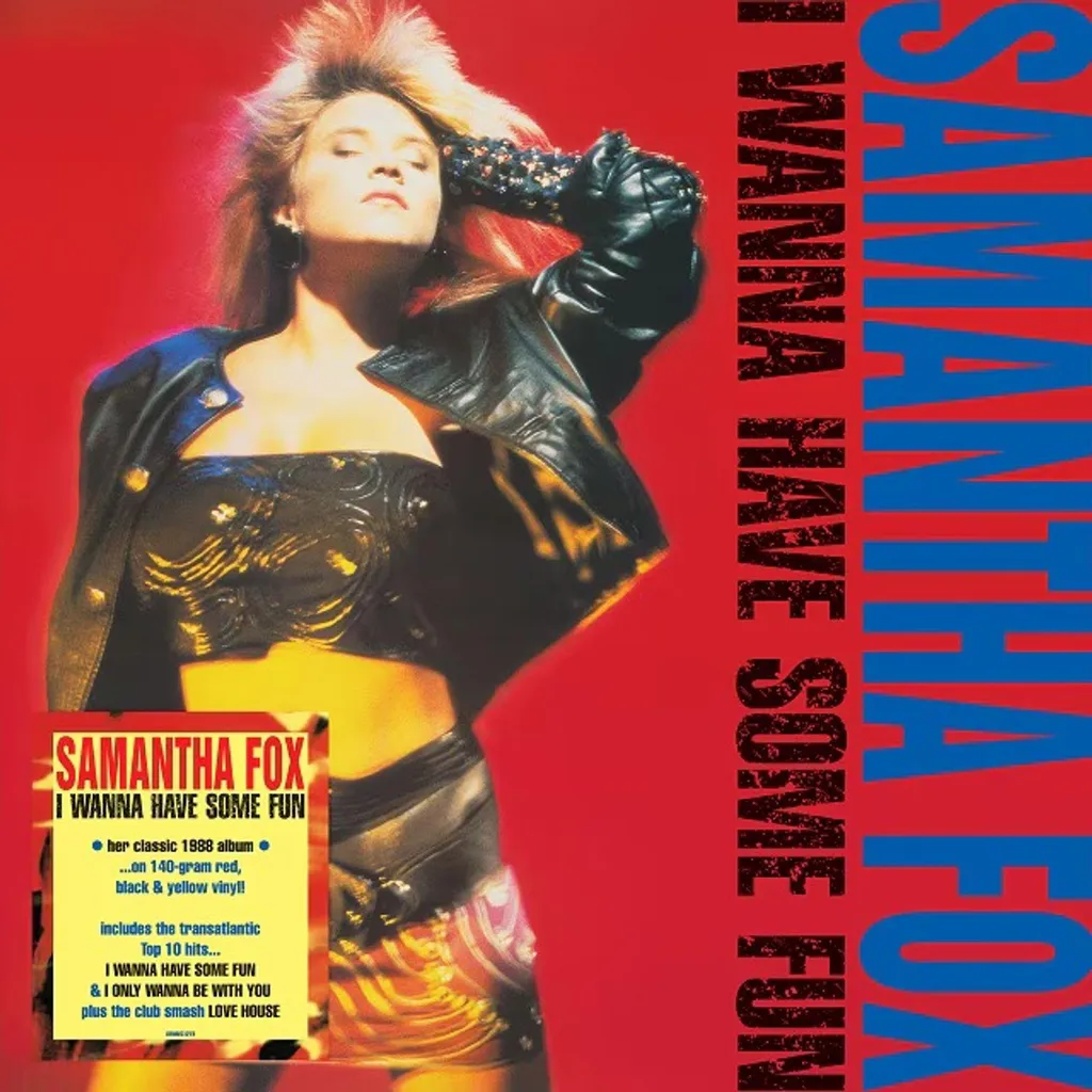 Disque Vinyle Samantha Fox I Wanna Have Some Fun LP Couleur Splatter