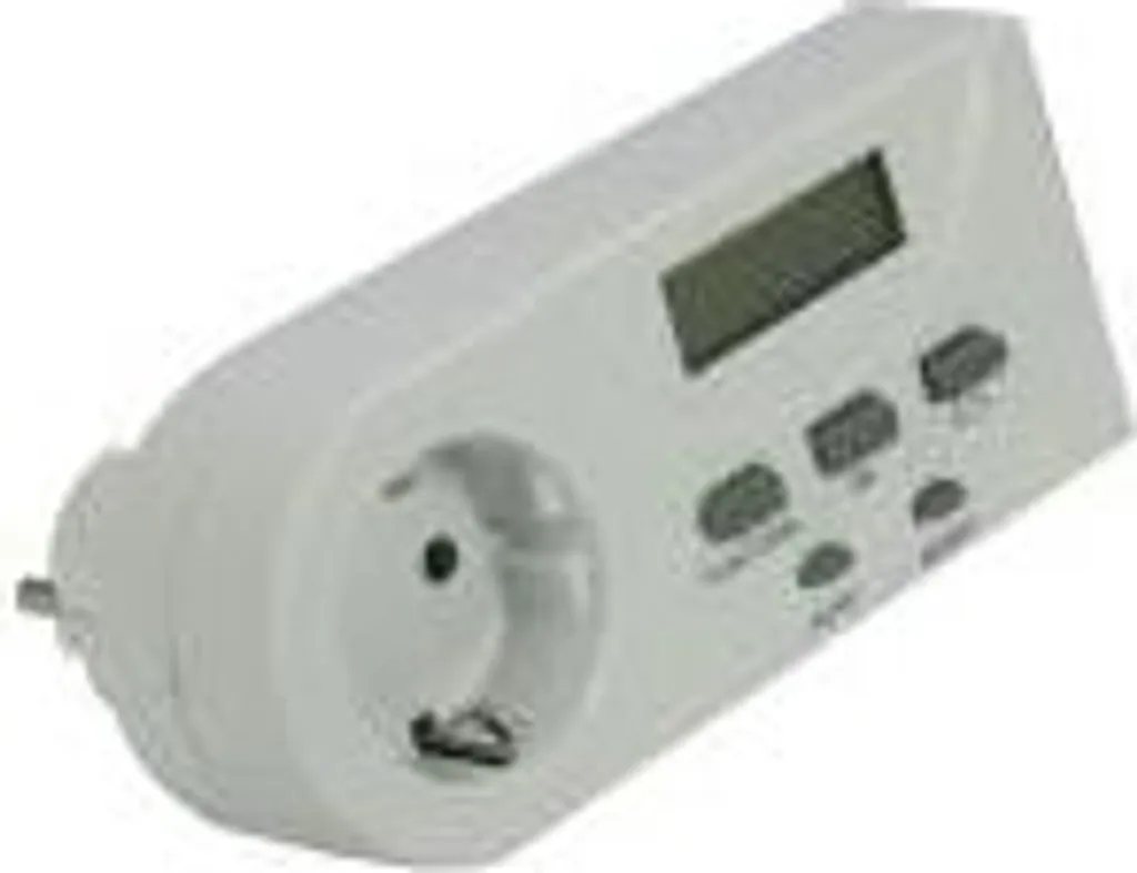 Wattmètre digital REV® 002580 avec calcul des coûts et écran LCD clair