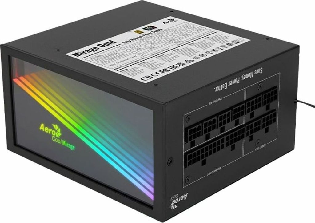 Stromquelle Aerocool Mirage 650 W 80 Plus Gold RoHS