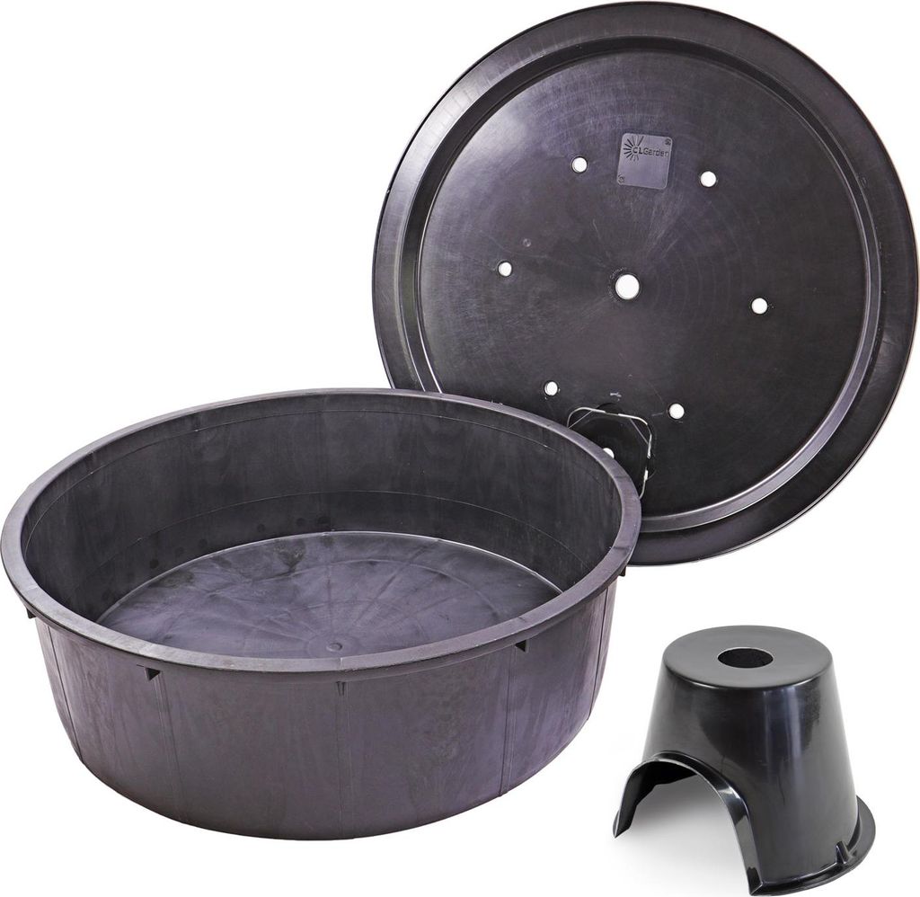 CLGarden Springbrunnen Schwerlastbecken Set 250 Liter Produktbild 