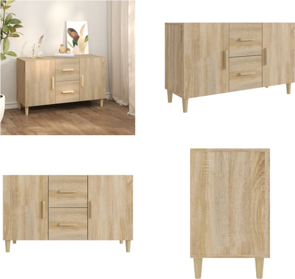 Madia Moderna Sonoma 100x36x60 cm - Mobile Contenitore vidaXL