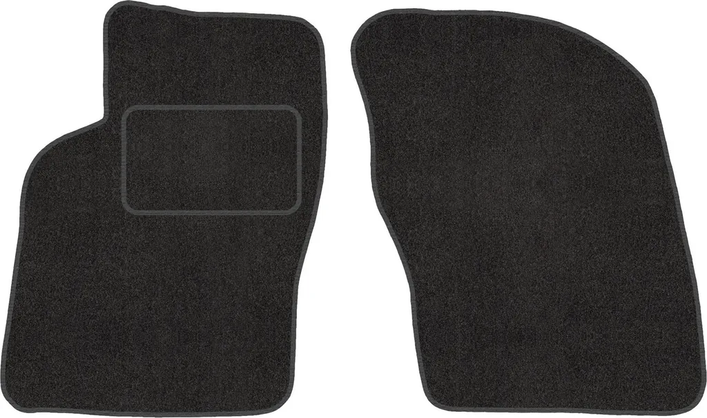Accessori Daewoo Espero: Tappetini Anteriori in Velluto Nero su Misura